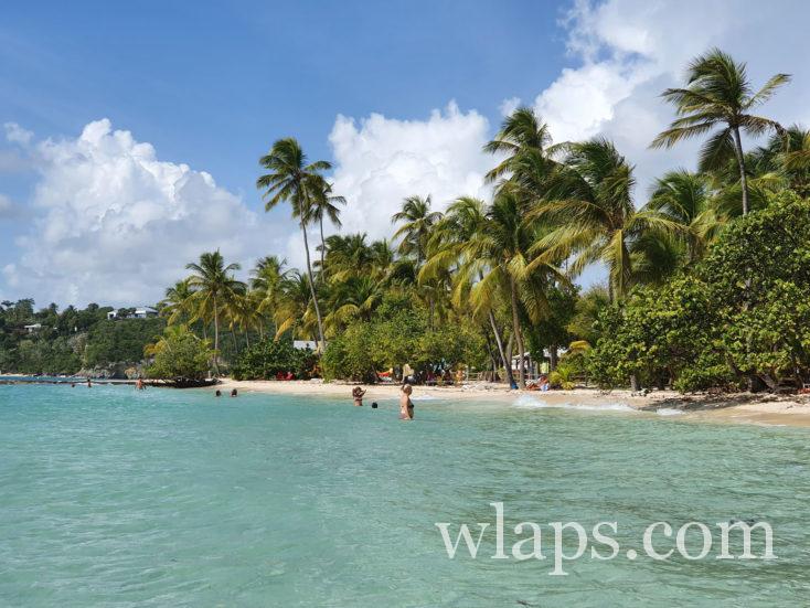 comment venir à la plage de la caravelle à sainte anne