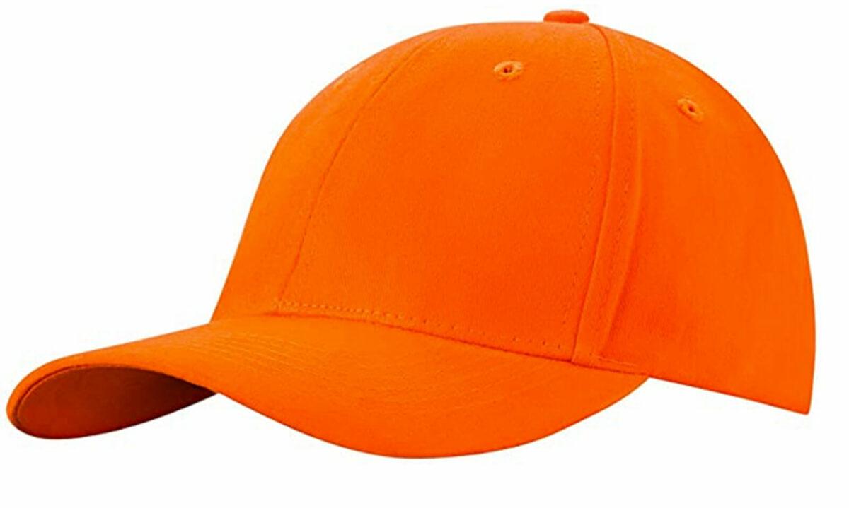 Casquette orange fluo