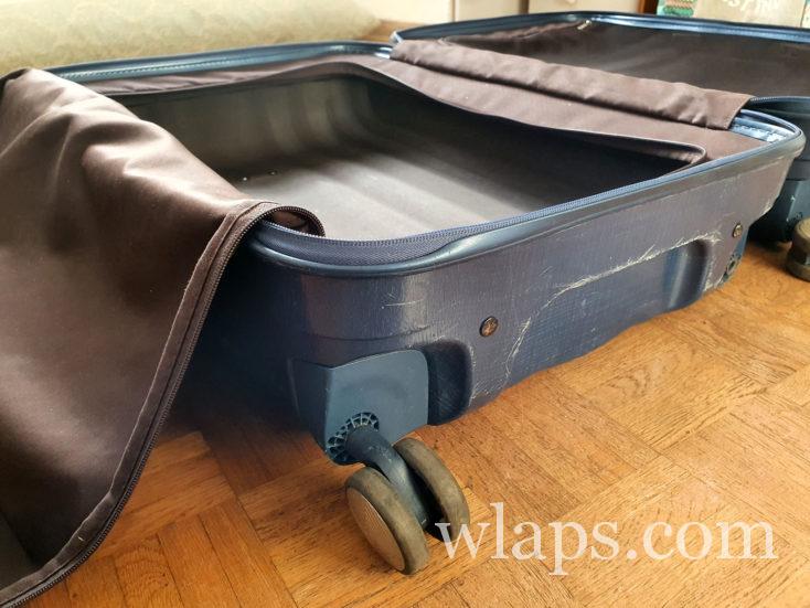 réparation d'une valise samsonite