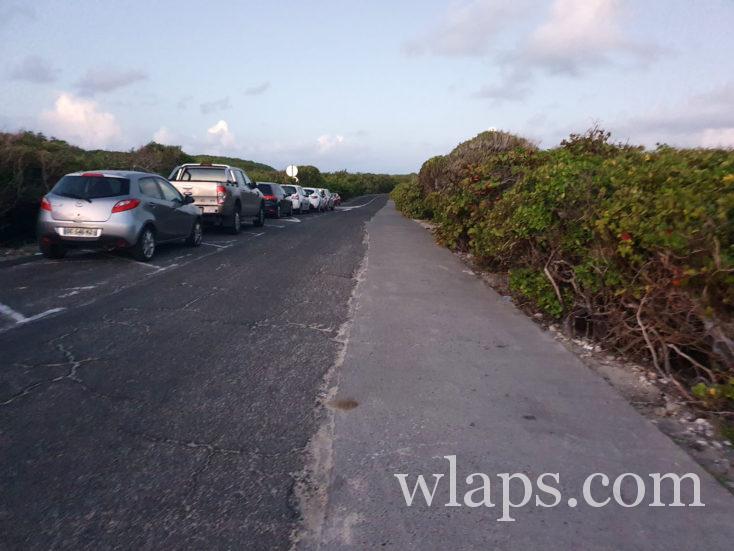 parking à la pointe des chateaux
