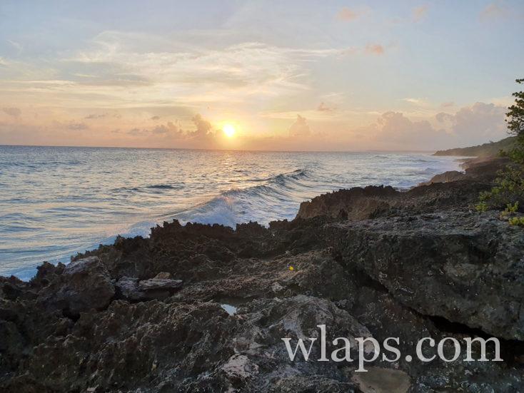 Coucher de soleil sur Grande-Terre