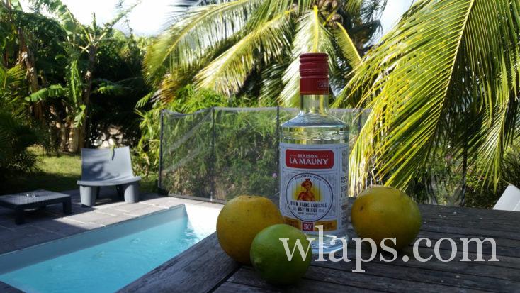 rhum acheté au supermarché à Fort-de-France