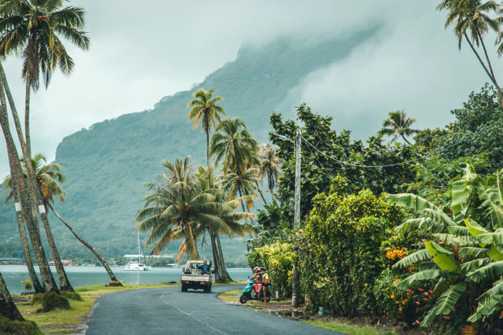 route à Bora Bora