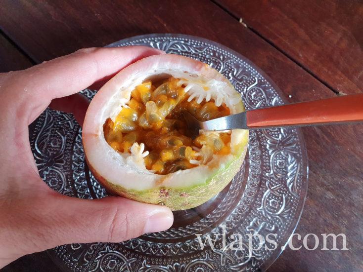 un fruit de la passion de Tahiti, un délicieux fruit