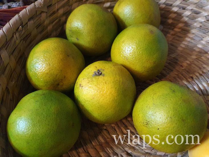 Oranges vertes de Tahiti