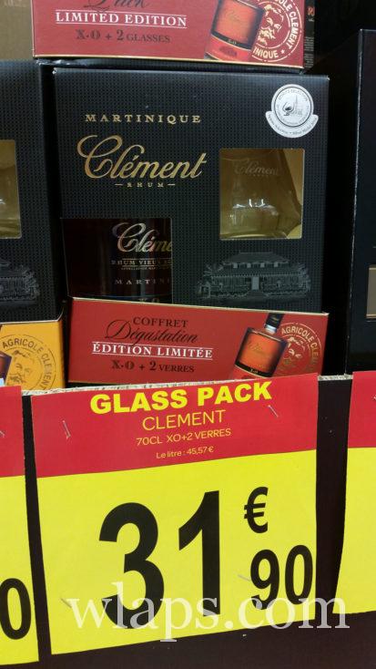 Rhum XO au supermarché de Fort-de-France