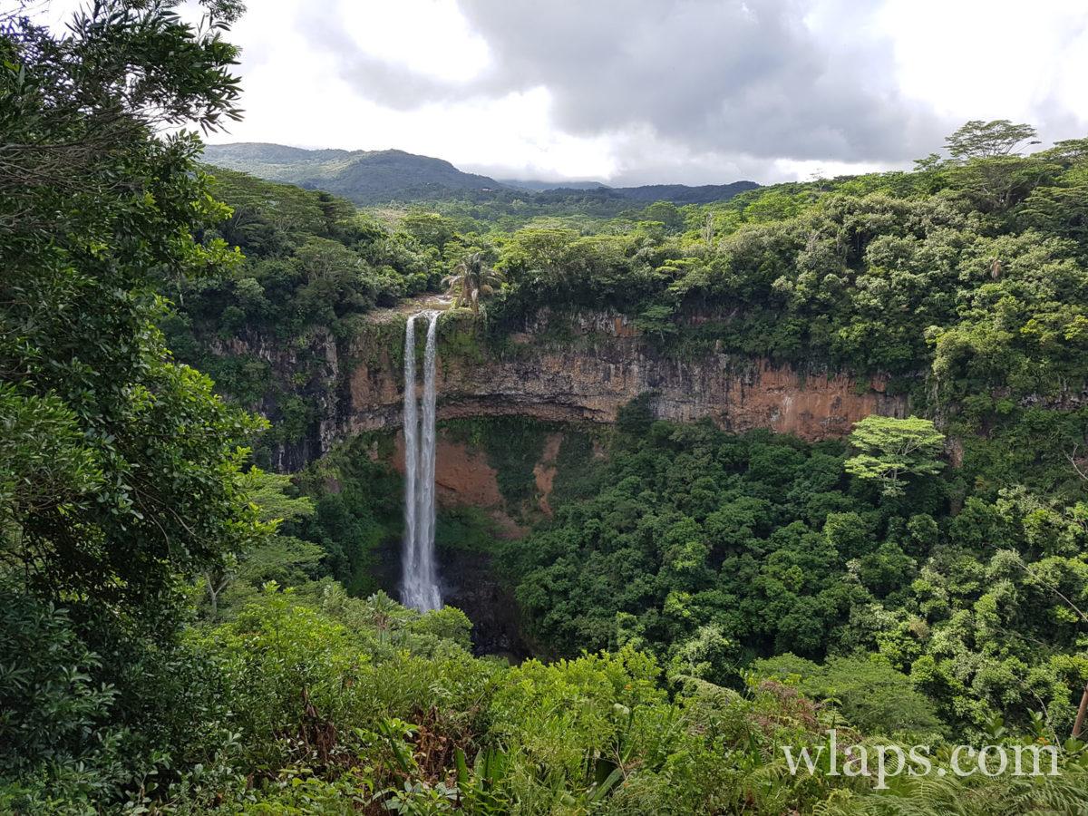 Cascade de Chamarel à l'île Maurice