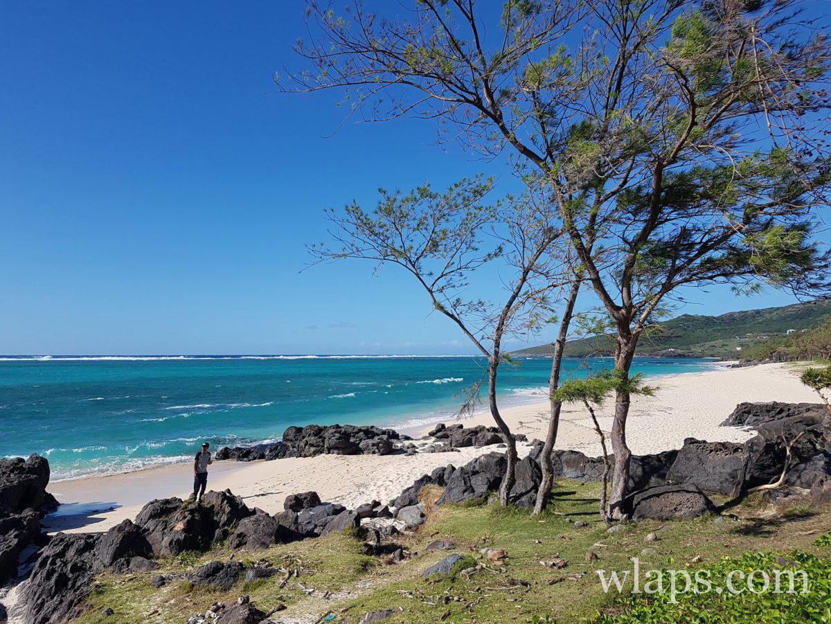 Où dormir à l'île Rodrigues ? pour aller à la plage comme celle-ci ici