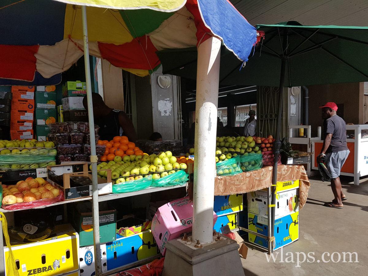 Marché de la ville de Port Mathurin