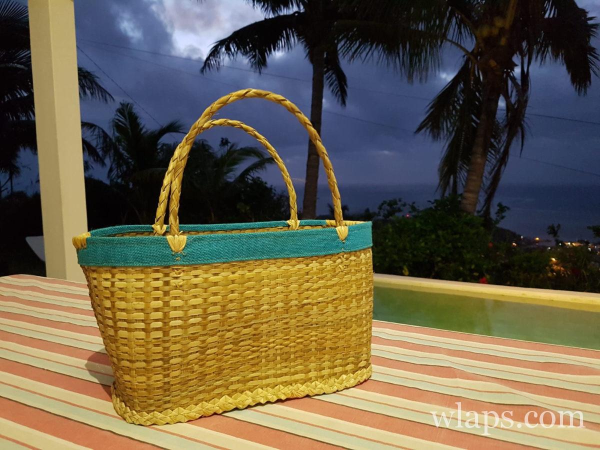 sac tressé en vacoas