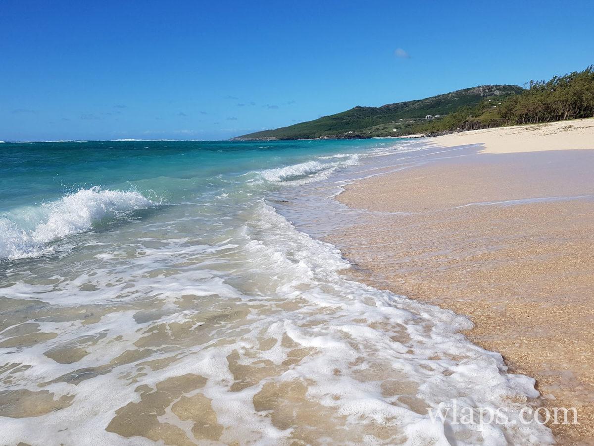 une des plages à Rodrigues