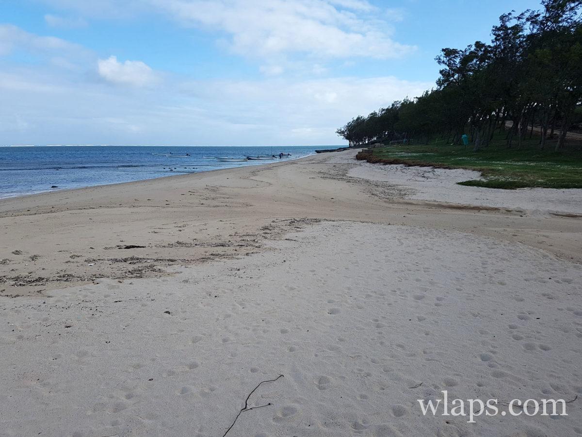 Plage de Graviers à Rodrigues
