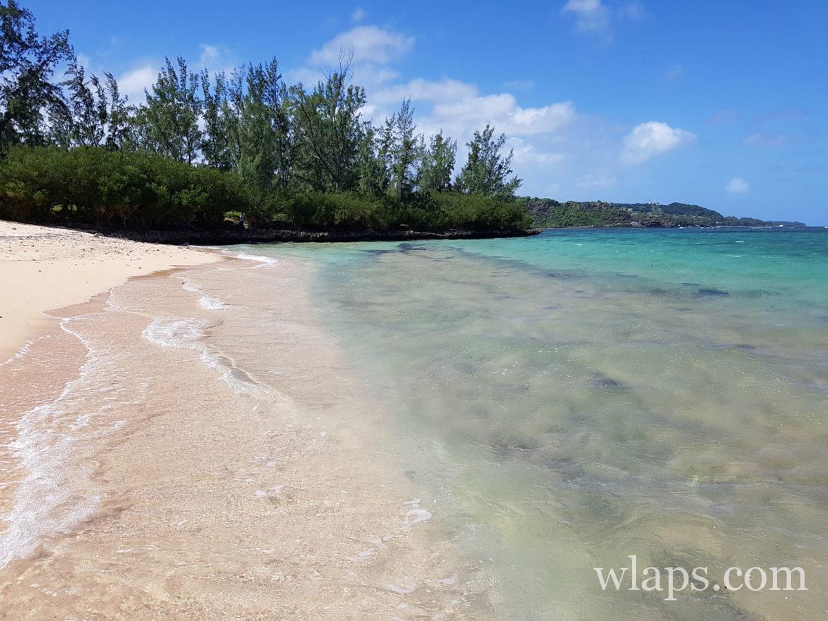 plage de la Prairie à l'île Maurice