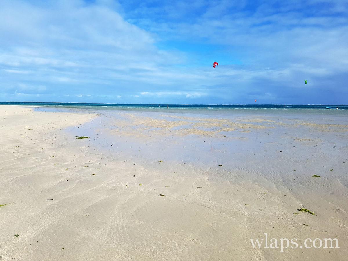 la plage Mourouk à l'île Rodrigues