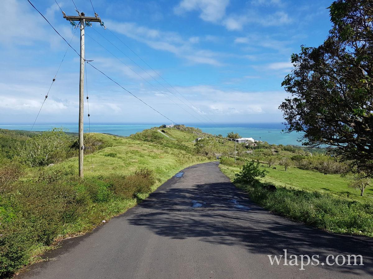 Route secondaire d'île Rodrigues
