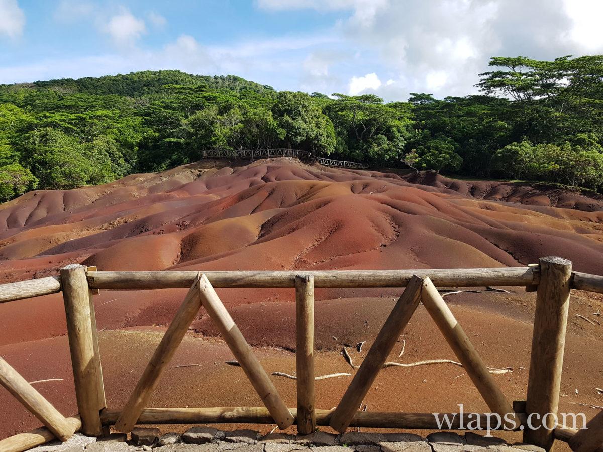 Terre des Sept Couleurs de Chamarel de l'île Maurice