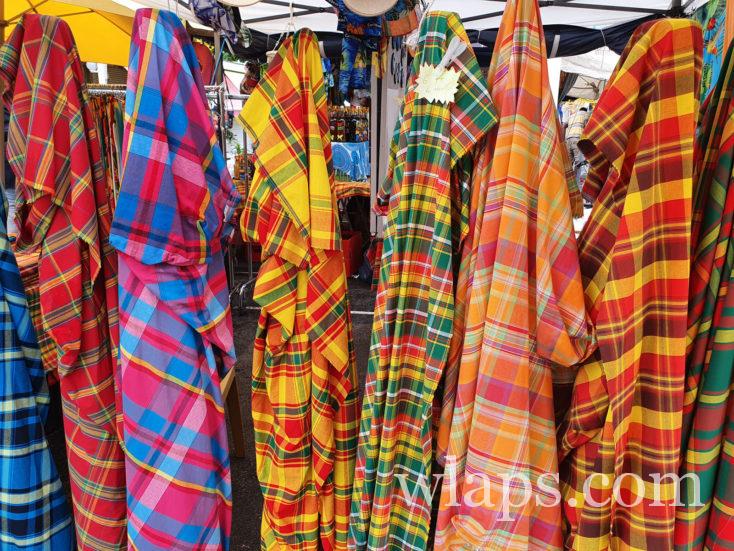 tissu madras de Guadeloupe