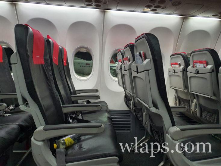 À l'intérieur d'un avion Norwegian