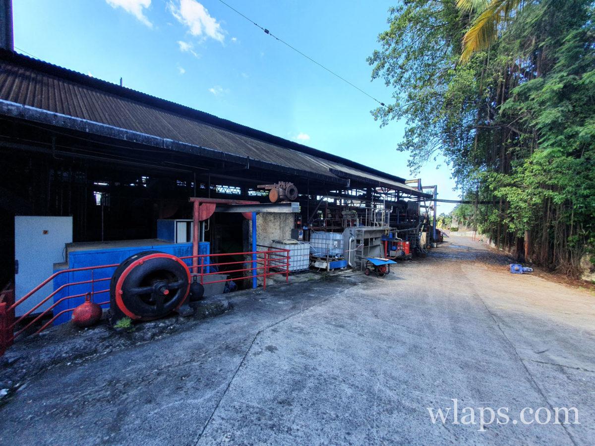 la distillerie Damoiseau au Moule en Guadeloupe