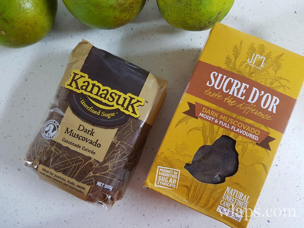 Dark Muscovado acheté ensuite au supermarché