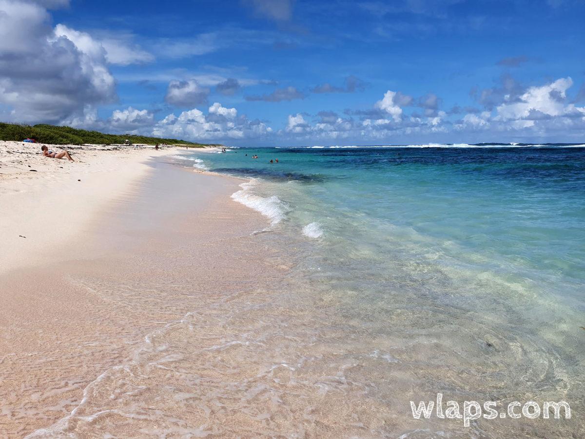 La plage proche de la Pointe des Châteaux