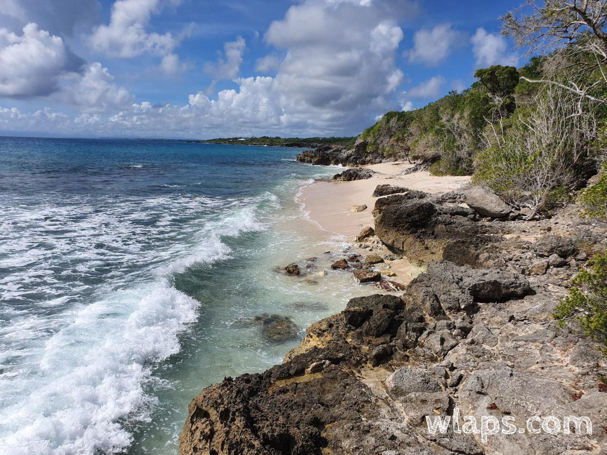 Une crique sauvage parmi tant d'autres en Guadeloupe