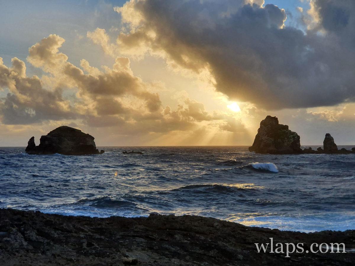 Lever de soleil à la Pointe des Châteaux