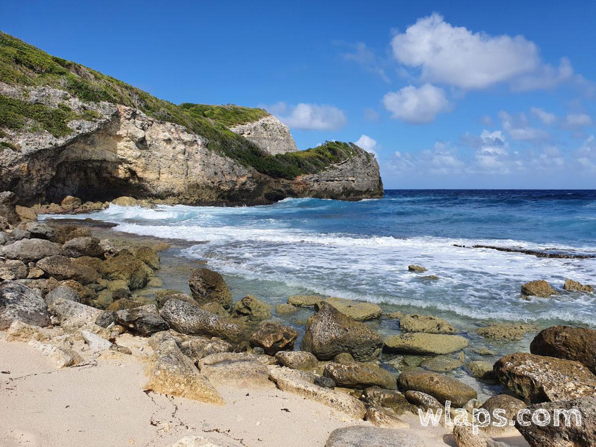 Magnifique plage sauvage sur Marie-Galante
