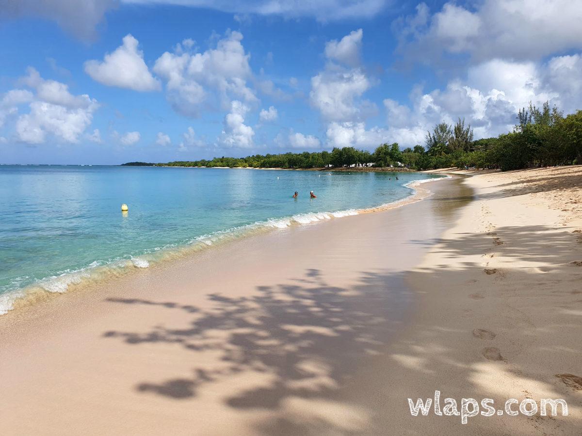 La plage de l'Anse du Souffleur à Port Louis