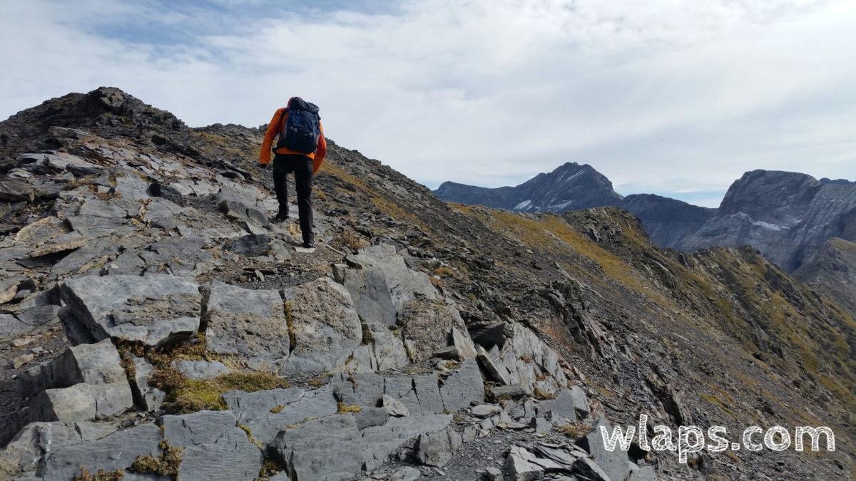 Dernière montée pour arriver au Pic de Bouneu