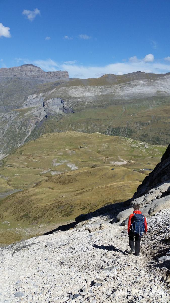 Descente aérienne depuis le Pic de Bouneu