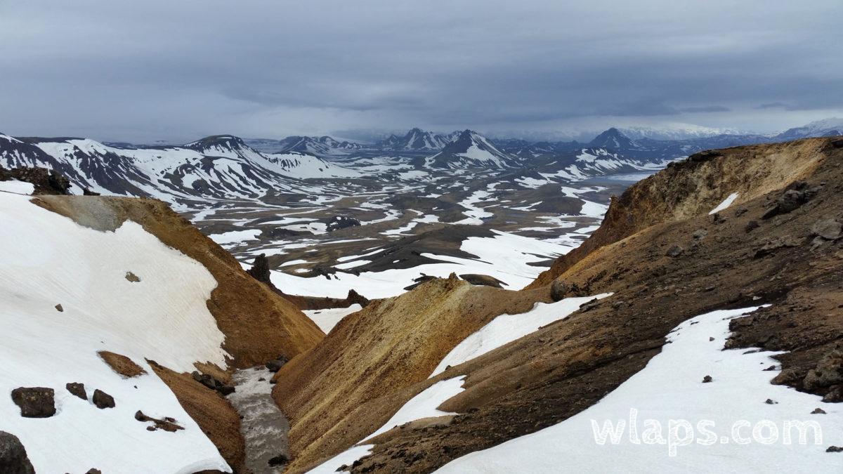 Trek du Landmannalaugar dans le centre de l'Islande
