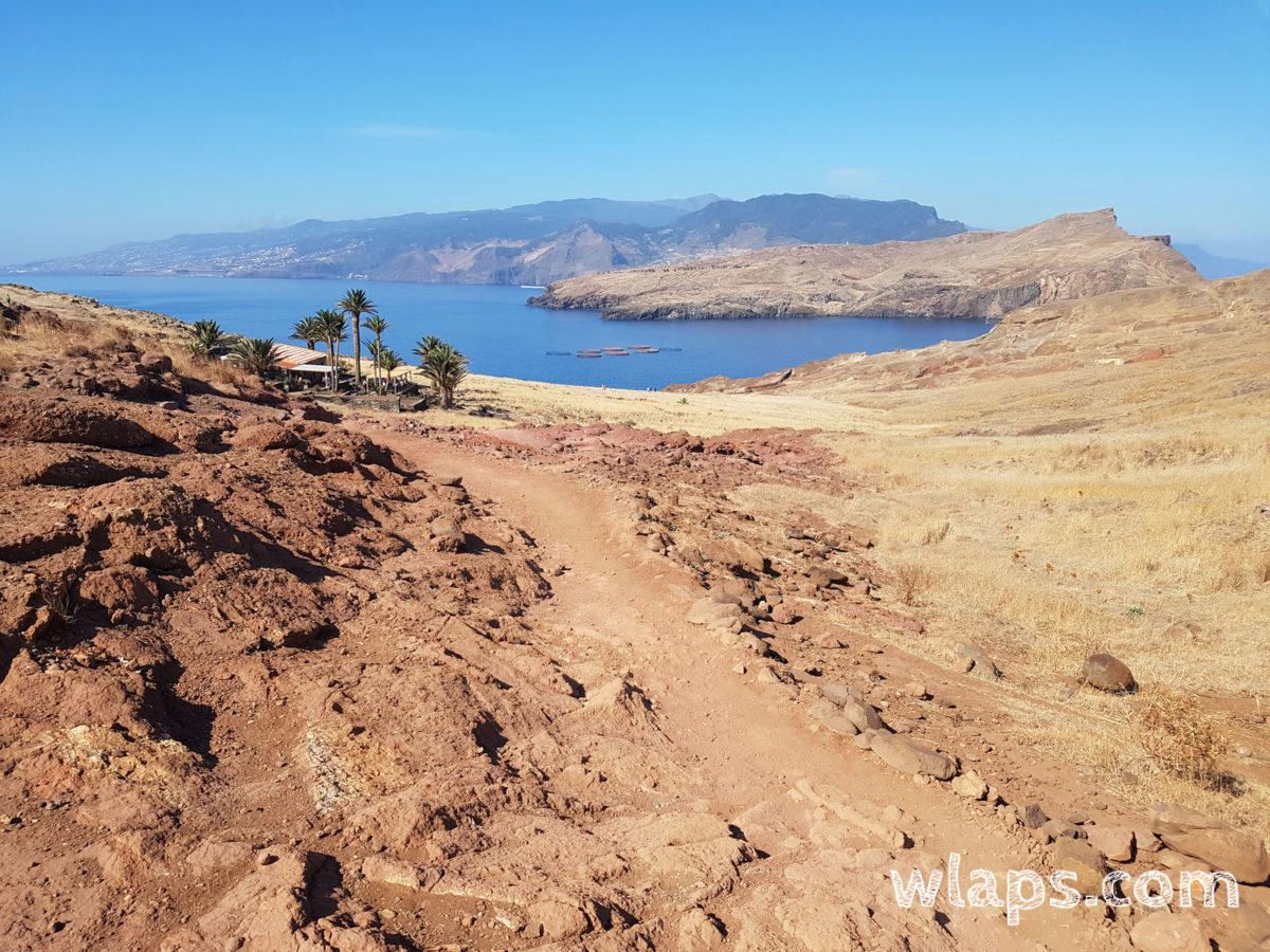 Depuis la péninsule la vue est juste grandiose : attention on y va que à pieds