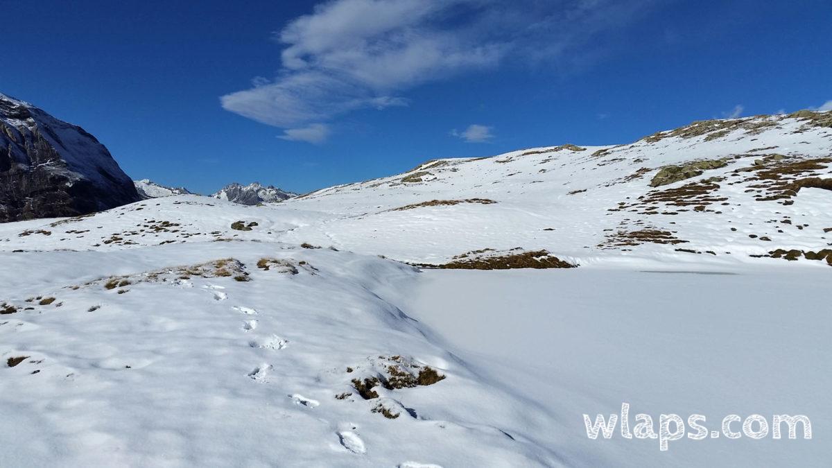 Rando au Lac des Aires sous la neige