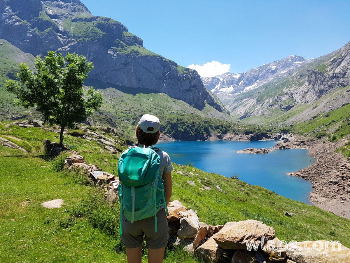 Après notre randonnée autour du lac des Gloriettes, vue sur le lac