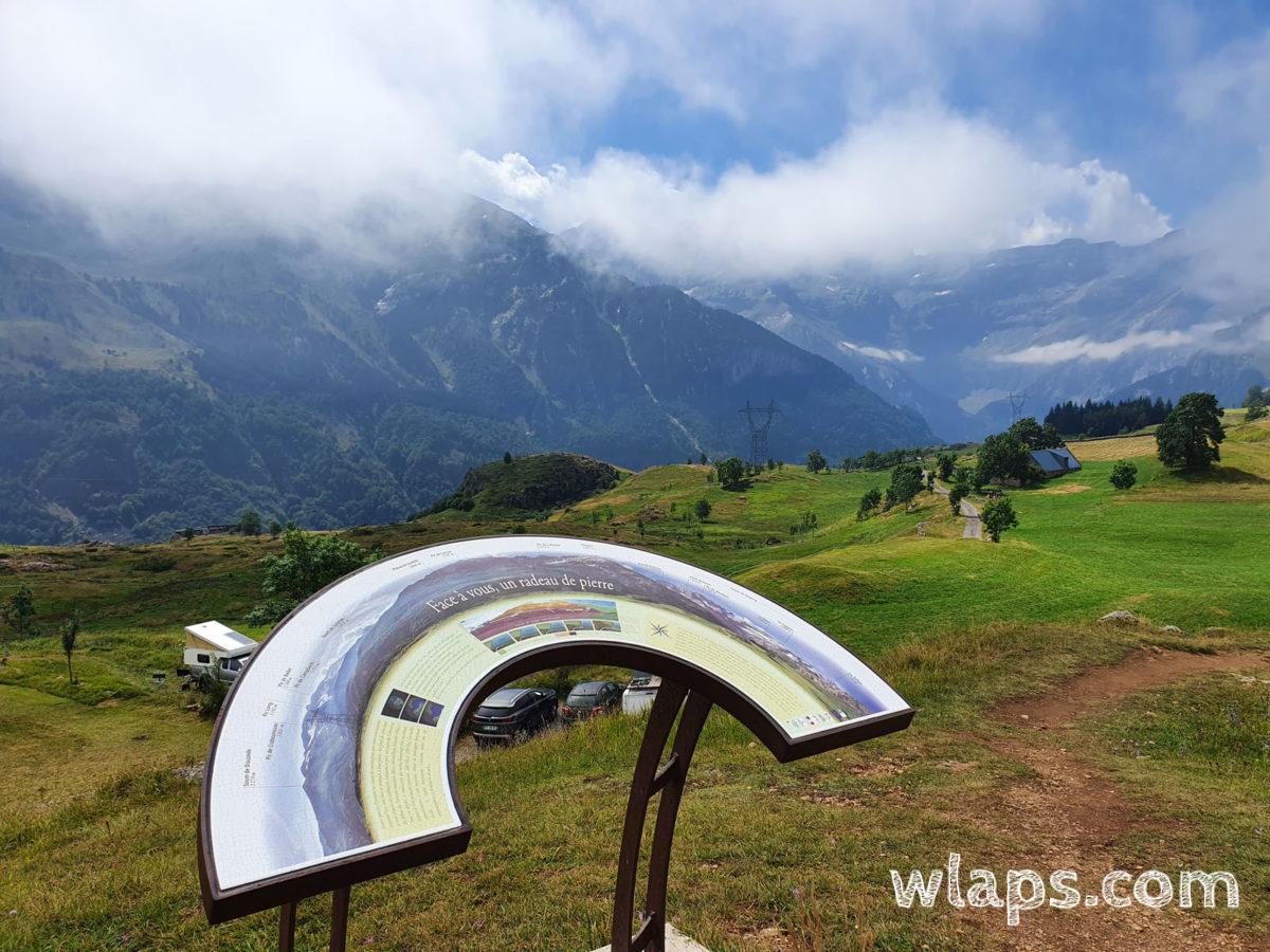Vue depuis la table d'orientation du plateau de Saugué