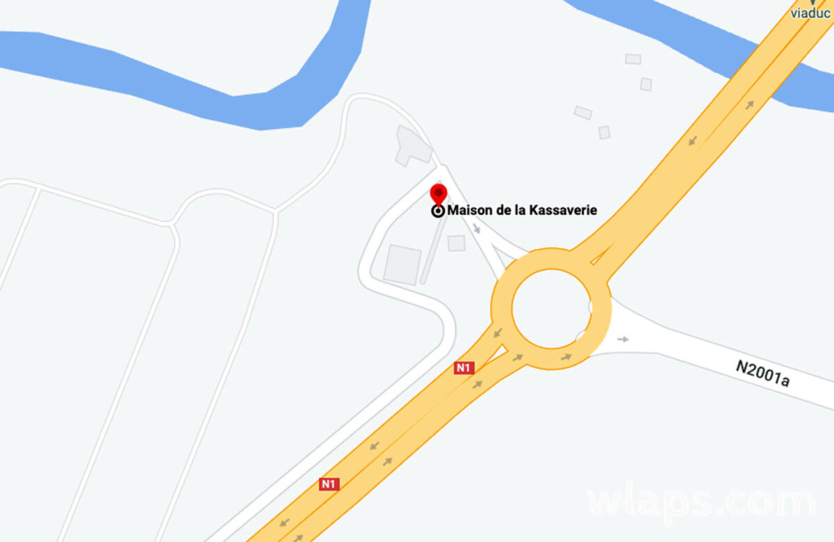 Maison de la Kassaverie au rond point Capesterre Belle Eau Guadeloupe