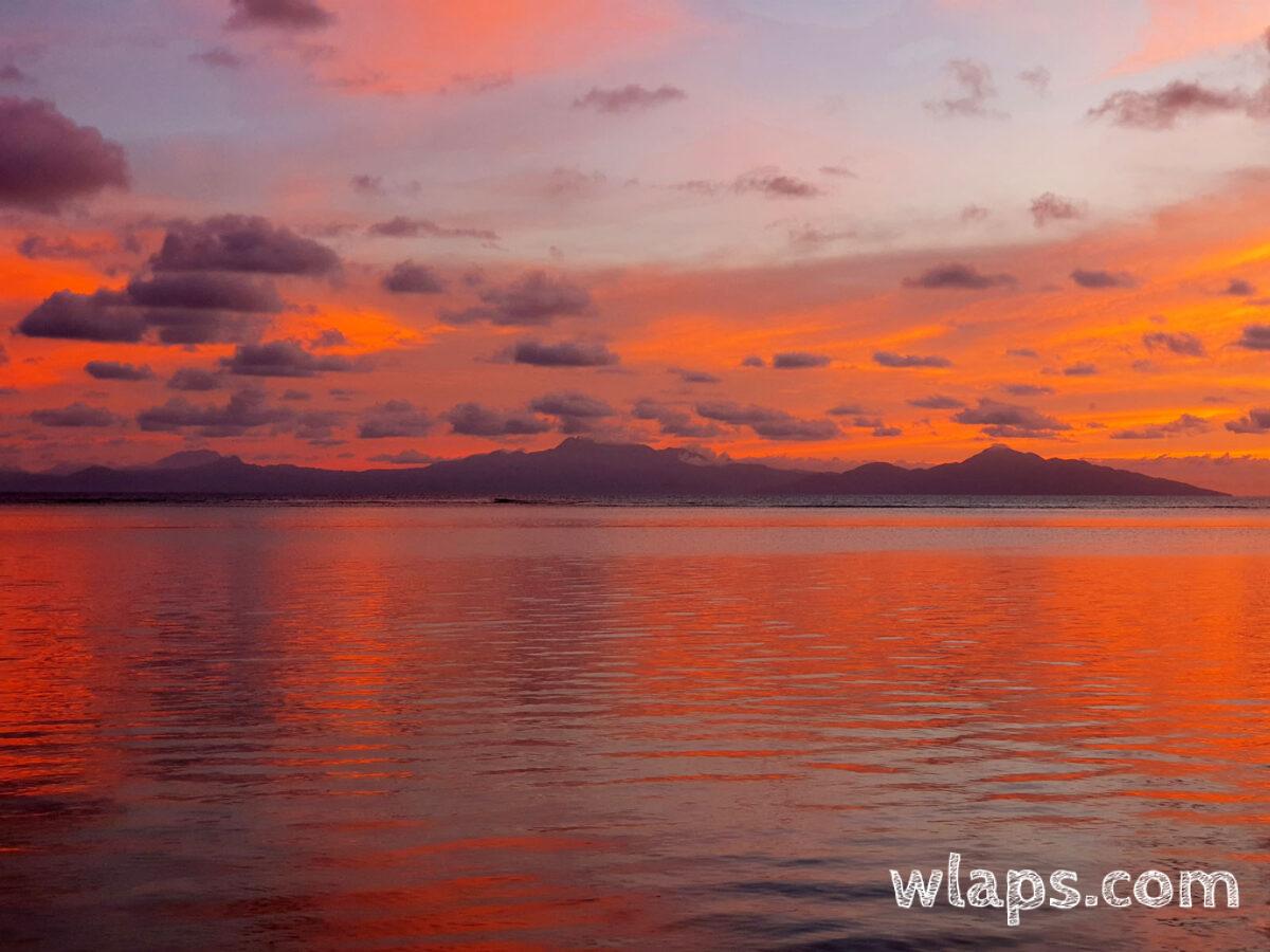 Coucher de soleil sur Dominica (la Dominique)