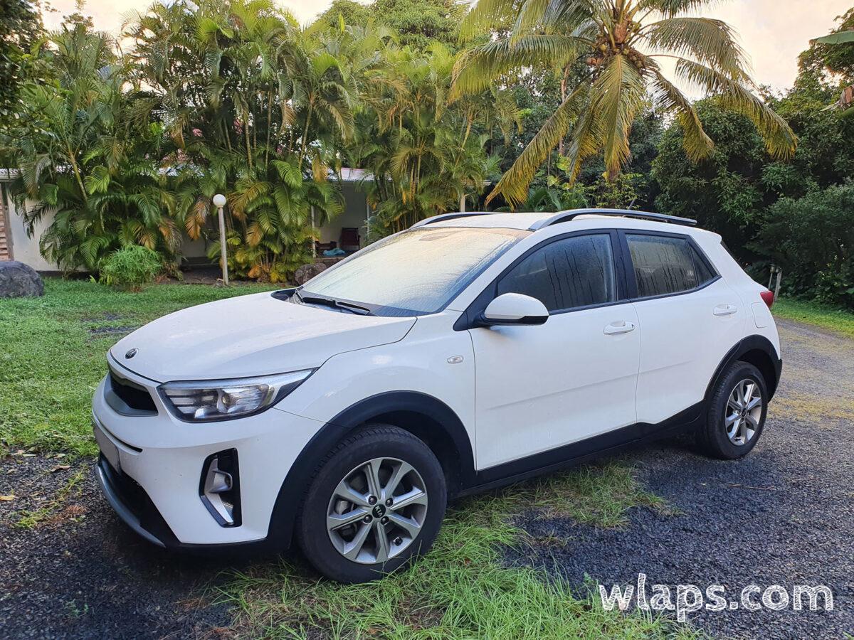 Voiture de location durant notre séjour en Guadeloupe