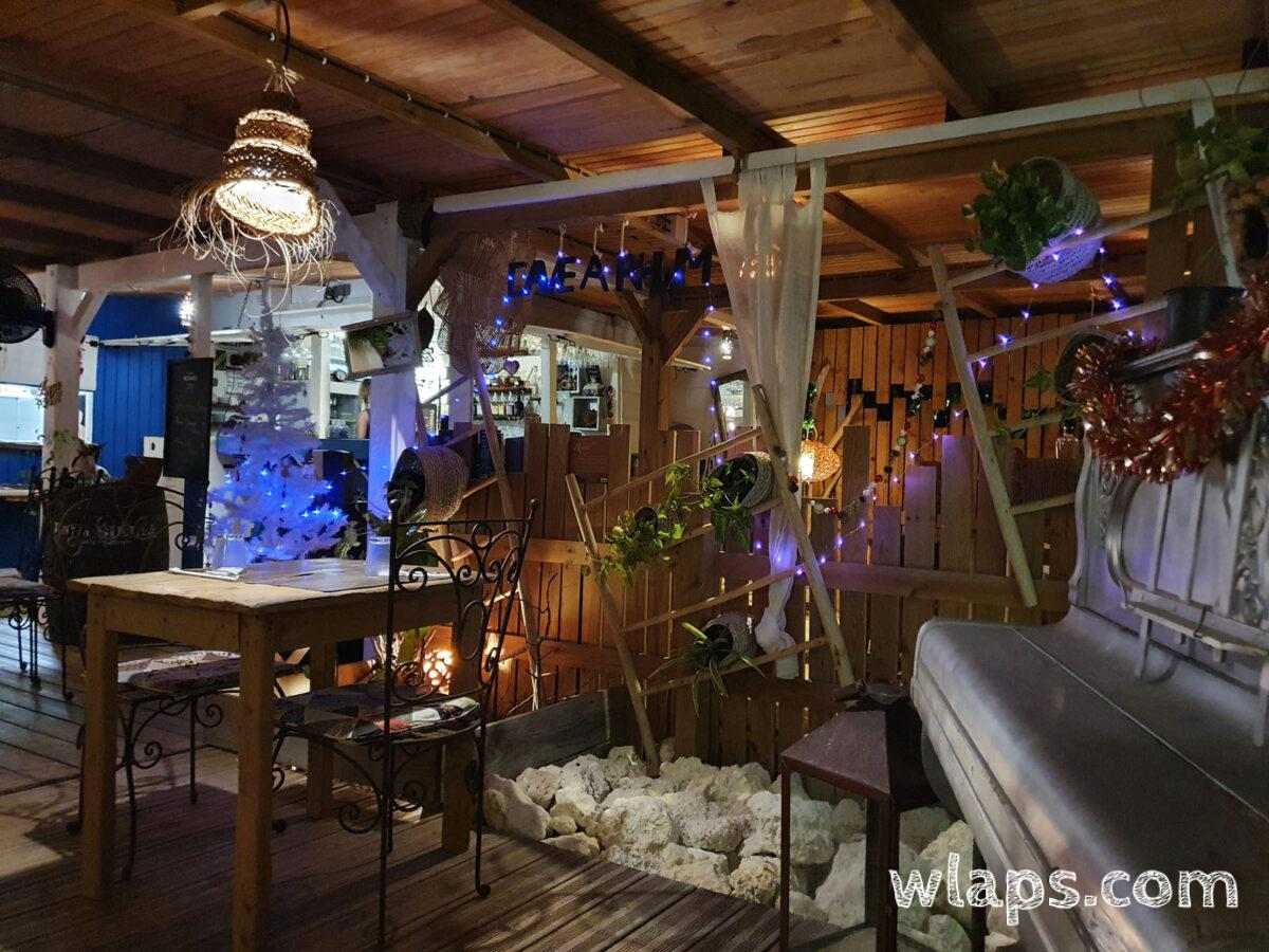 Jolie décoration du Murat le soir