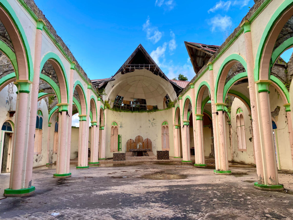 Visite d'une des villes de l'île Dominica