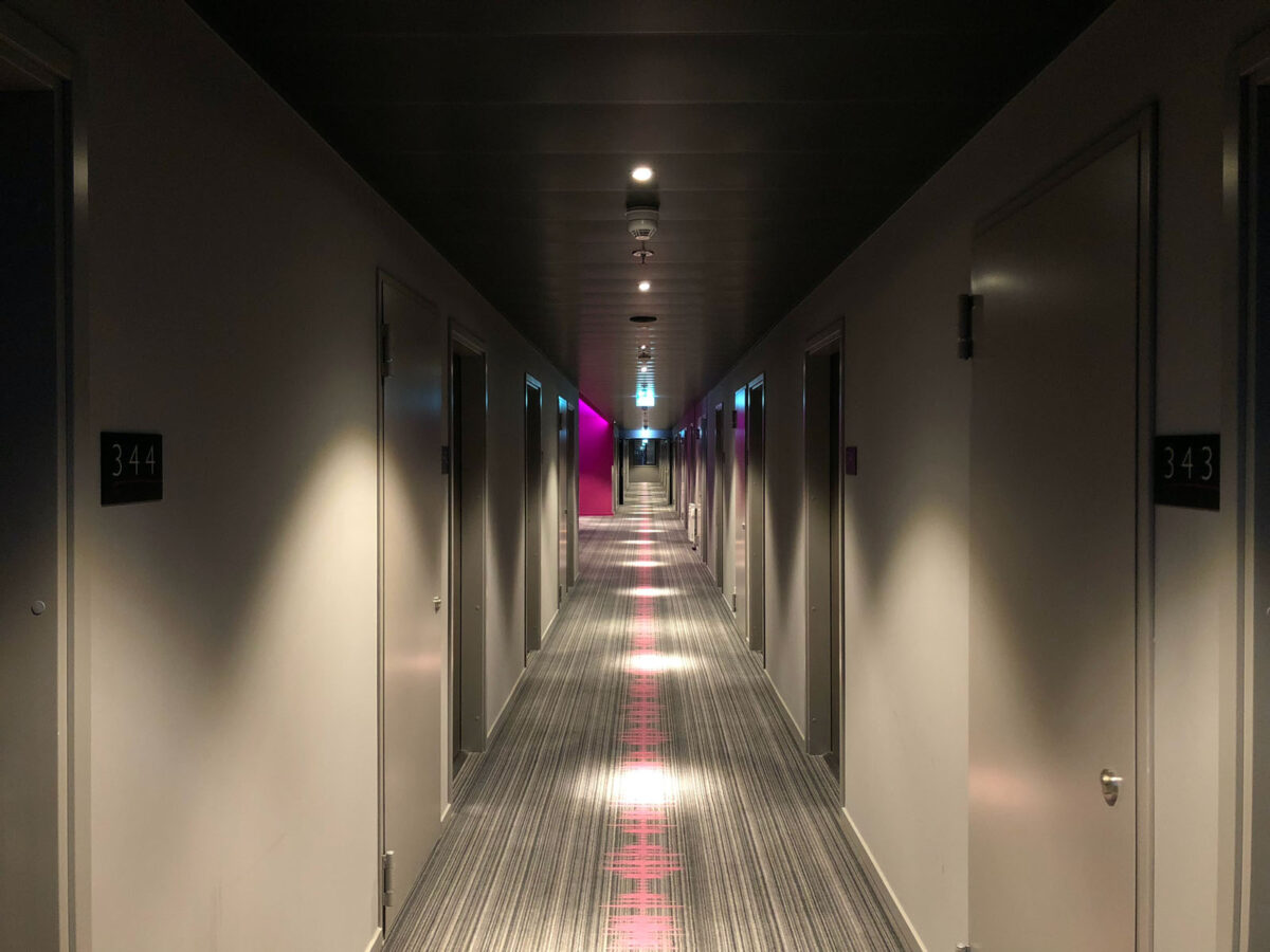 couloir d'hotel